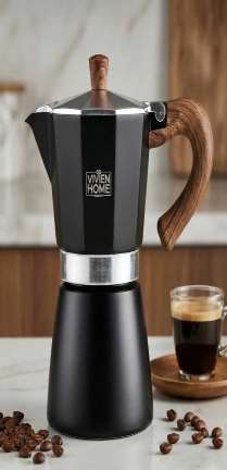 Moka Pot (6 Cup) — Siyah